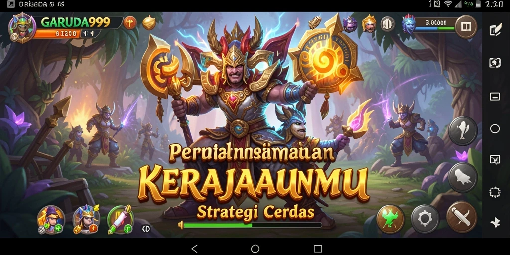 Tampilan screenshot GARUDA999 dengan aksi Tower Defense yang mendebarkan.