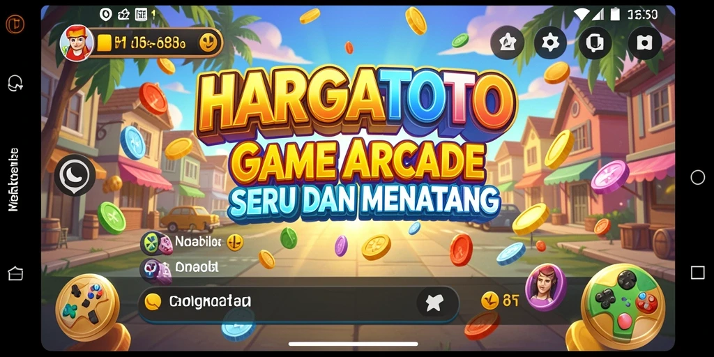 Screenshot HARGATOTO menunjukkan gameplay seru dengan aksi cepat dan tantangan mencengangkan.