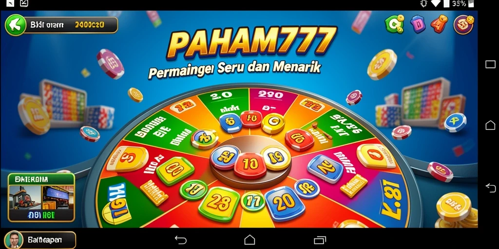 Tampilan gameplay seru dalam permainan Bingo PAHAM777.