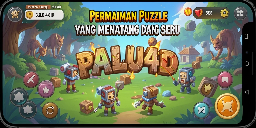 Tangkapan layar gameplay PALU4D menampilkan tantangan puzzle yang menarik.