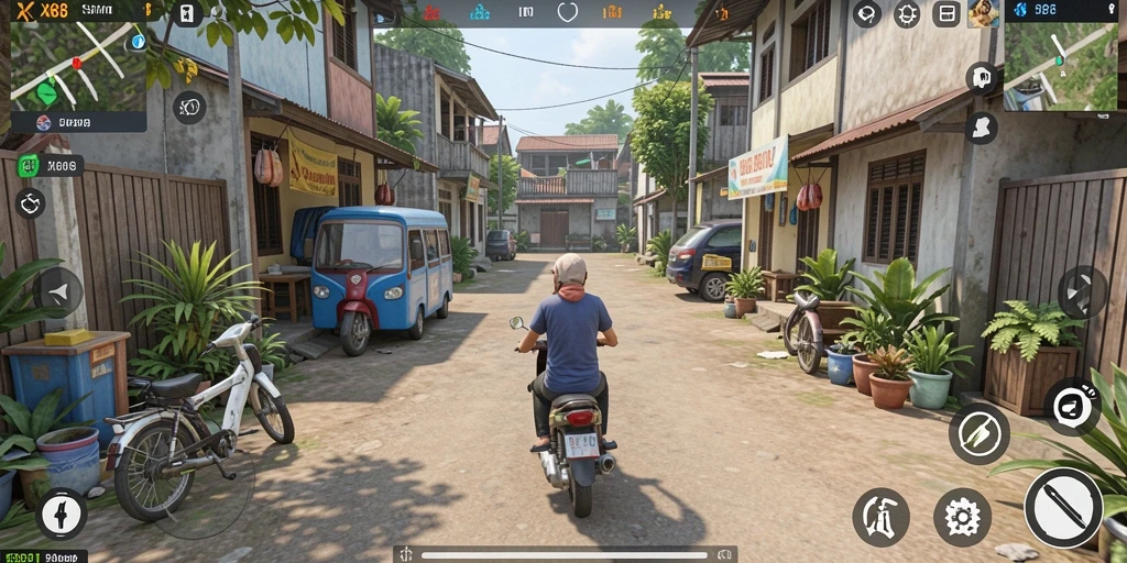 Tampilan screenshot X88 dengan gameplay simulasi yang menarik.